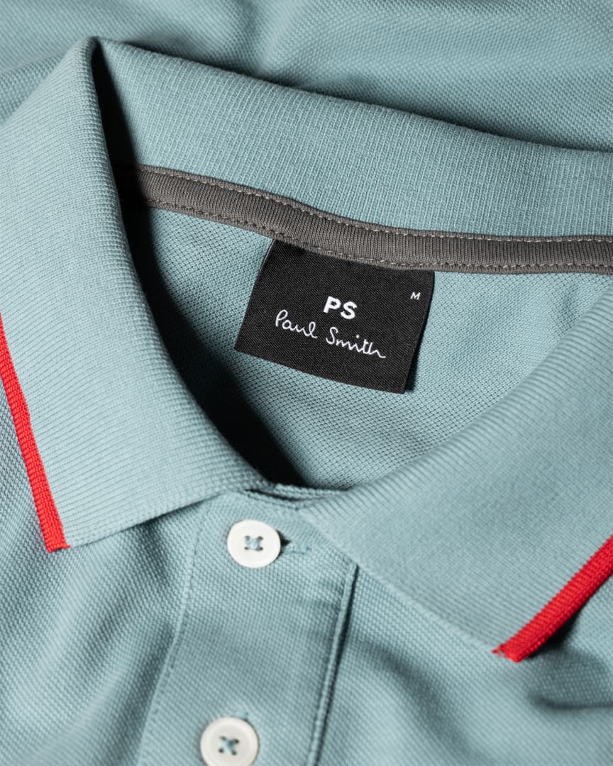 Blue Logo Strap Polo Shirt main image 0
