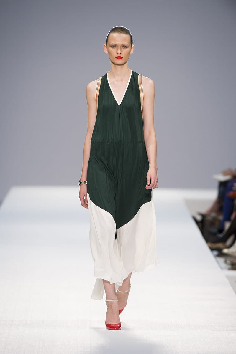 A7373/春夏 Paul Smith collection ポールスミス コレクション コットン ストライプ テーパード スラックス パンツ 80 M程 灰色/メンズ