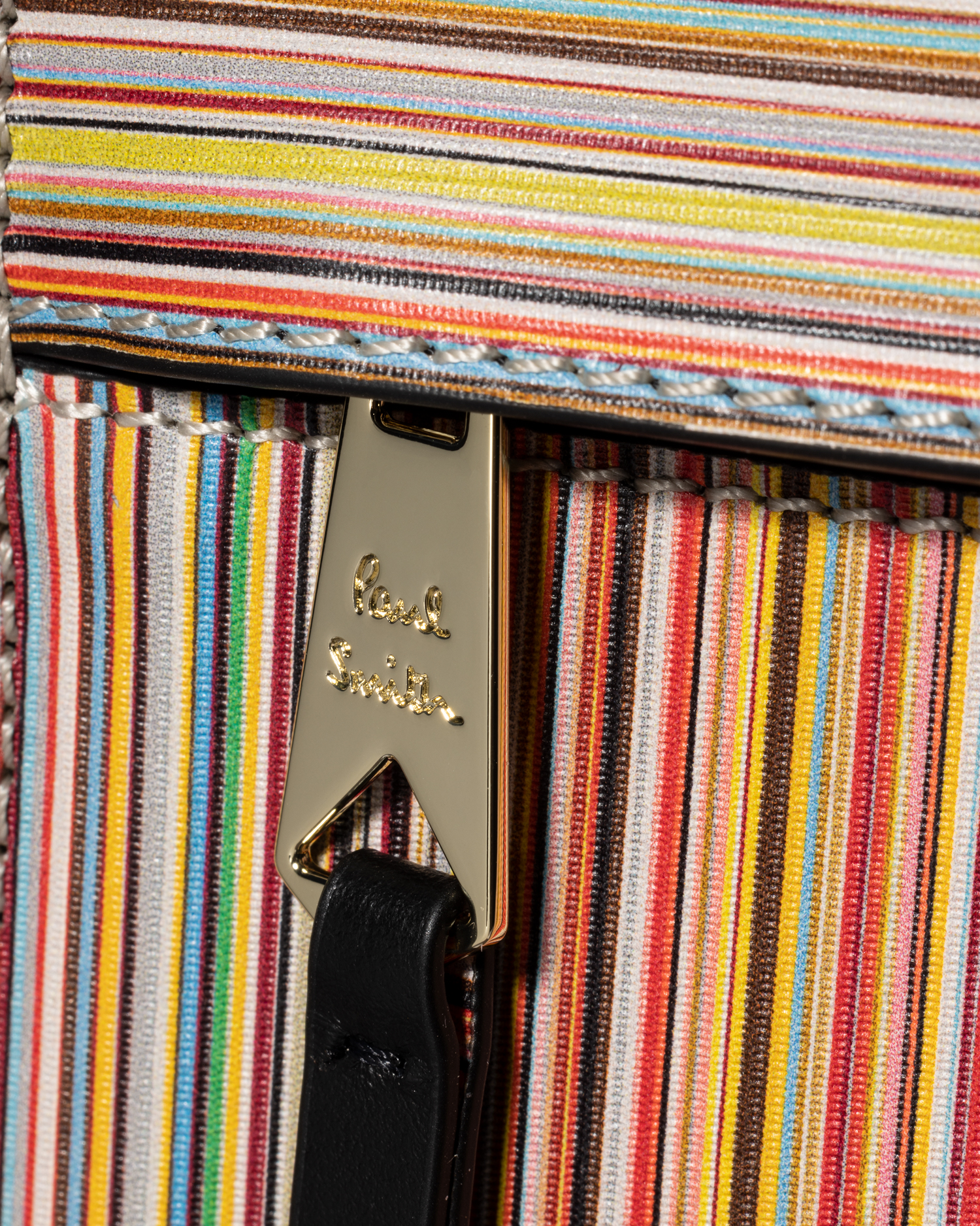【関税&送料込】Paul Smith Signature Stripe Bag Women's Leather 'Signature Stripe' Tote Bag