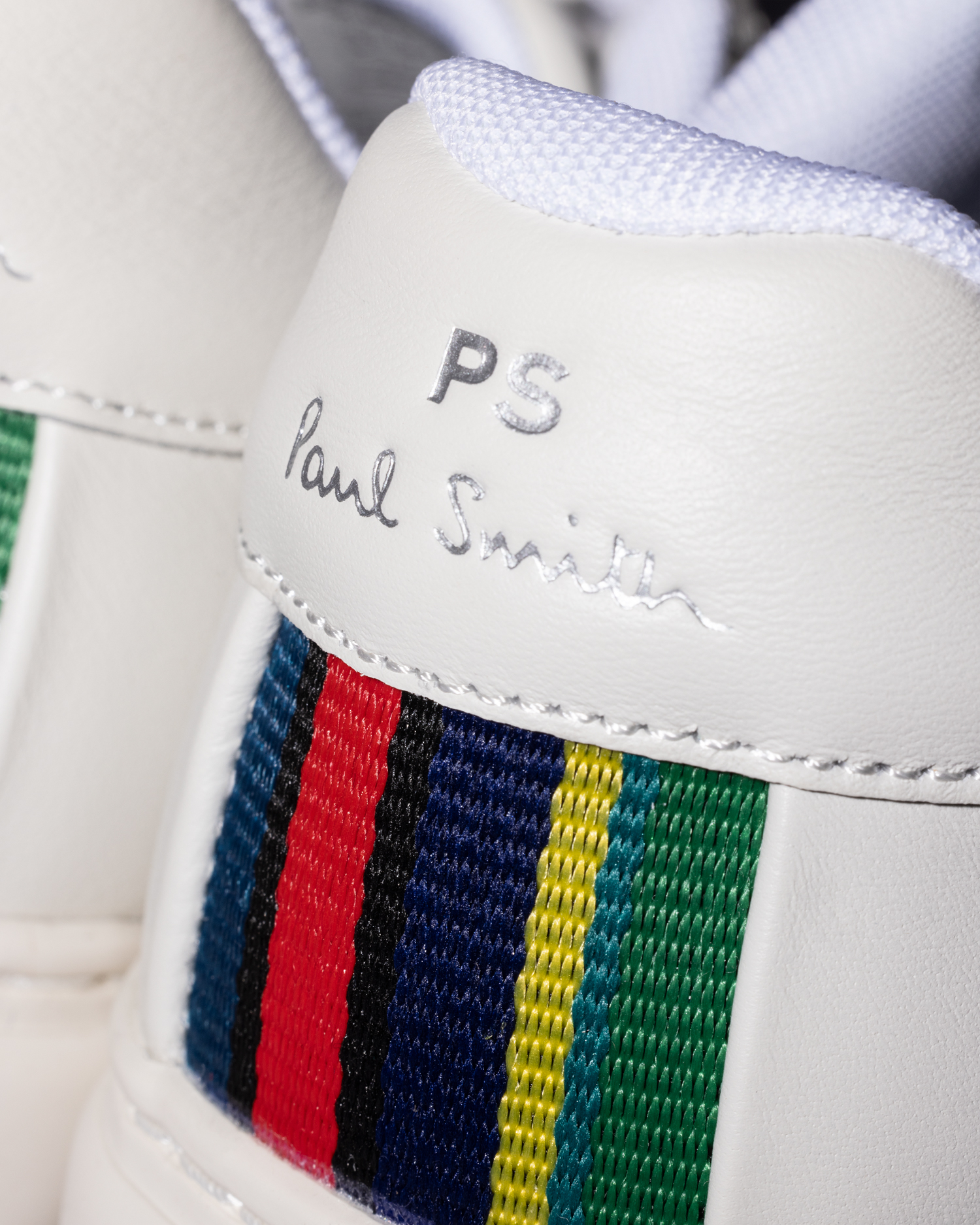 Men's White Leather 'Rex' Sneakers