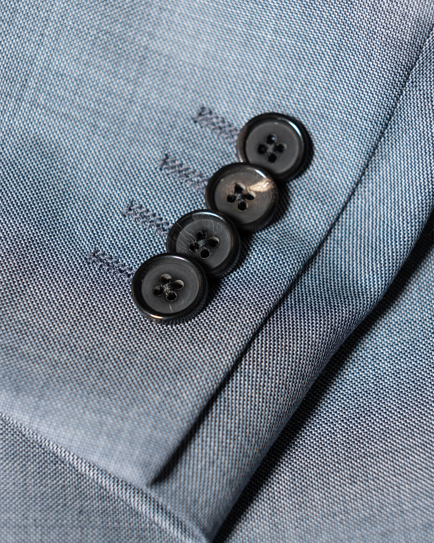 The Soho - Tailored-Fit Grey Blue Wool Sharkskin Suit The Soho - Tailored-Fit Grey Blue Wool Sharkskin Suit