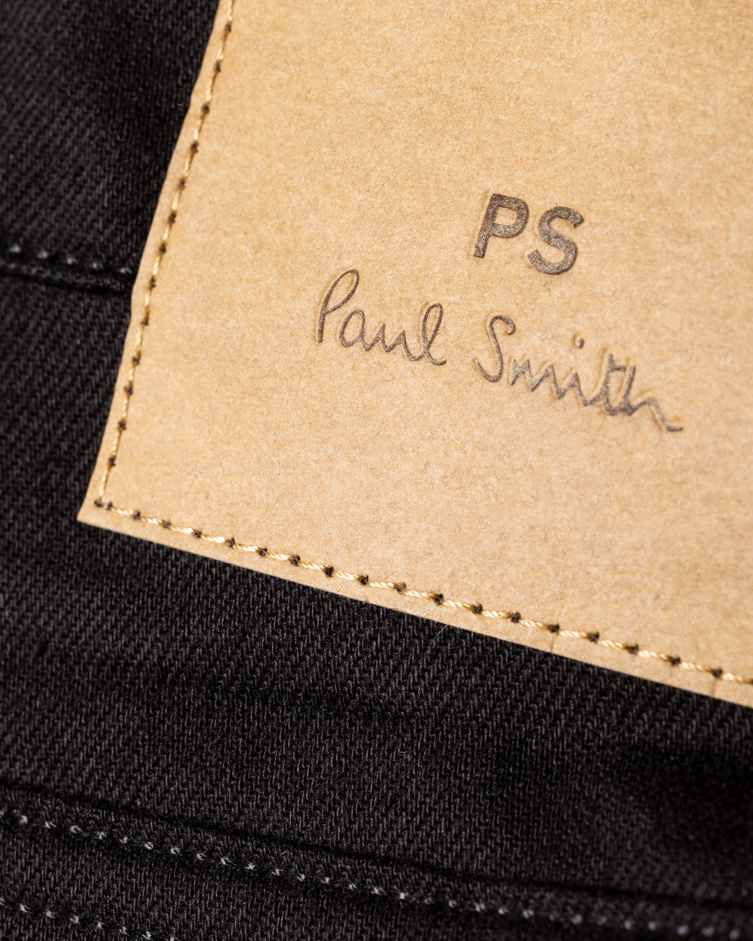 Paul Smith Jeans 黒 ピーコート Lサイズ Slim-Fit Black 'Organic Stretch' Jeans