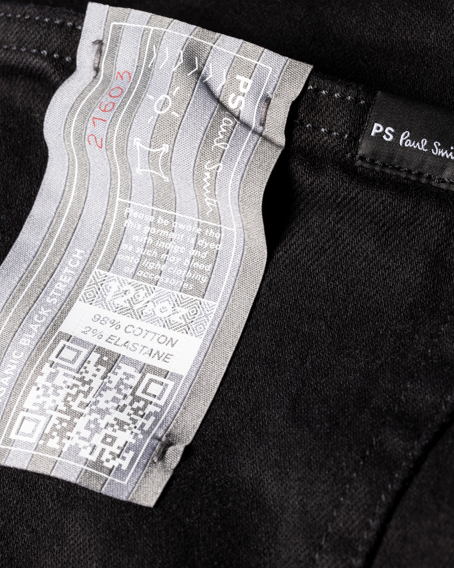 Men's Tapered-Fit Black Garment-Dye Jeans