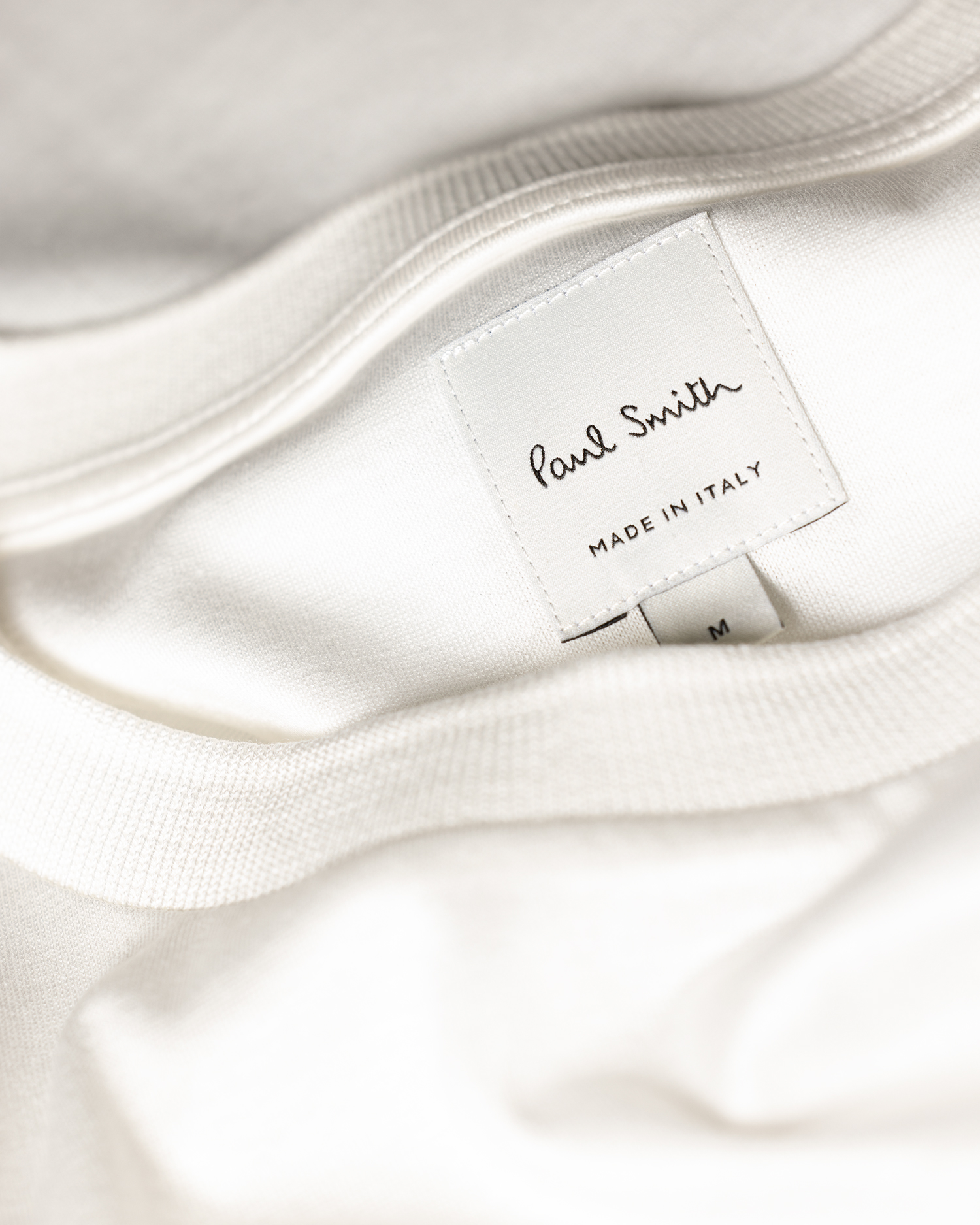 Tシャツ・カットソー Paul Smith FW25 (M1R 306U H00088 28B) Women's Black 'Signature Stripe' Crew Neck T-Shirt