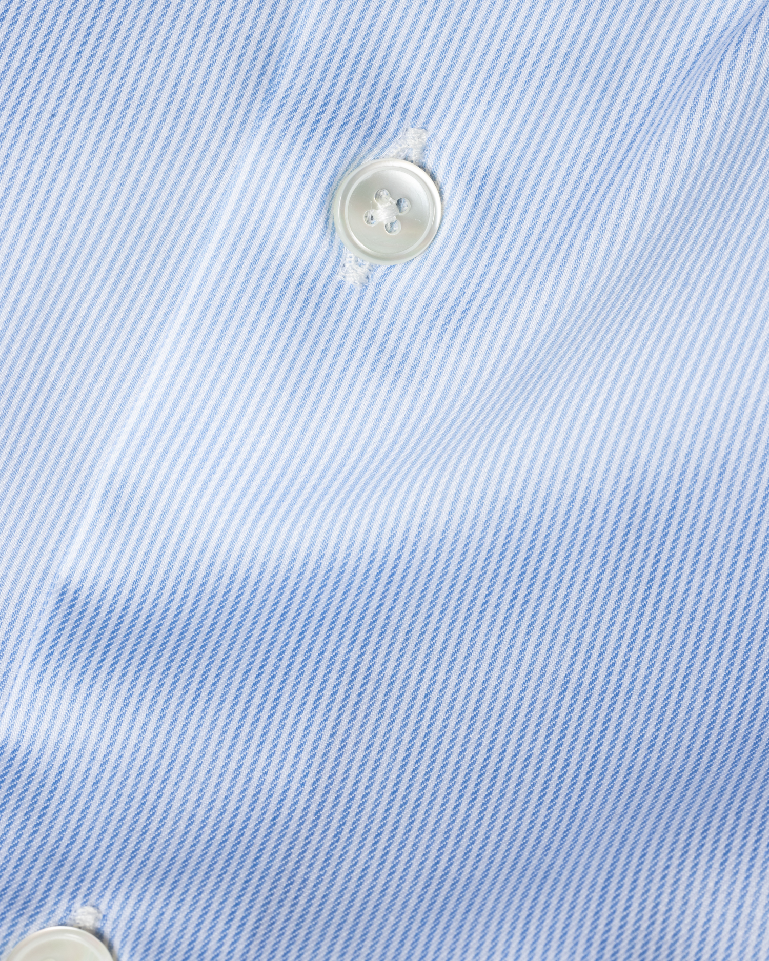 Men's Tailored-Fit Light Blue 'Fine Stripe' Easy Care Shirt