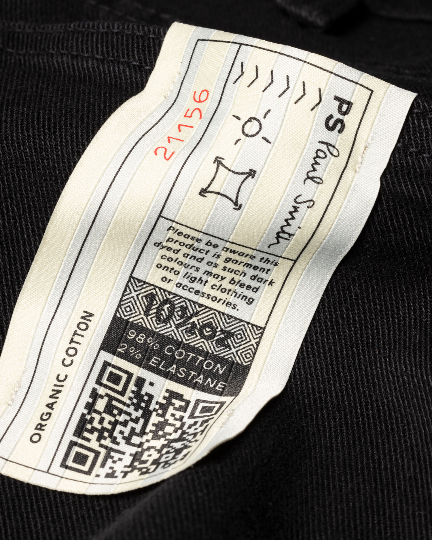 Men's Tapered-Fit Black Garment-Dye Jeans