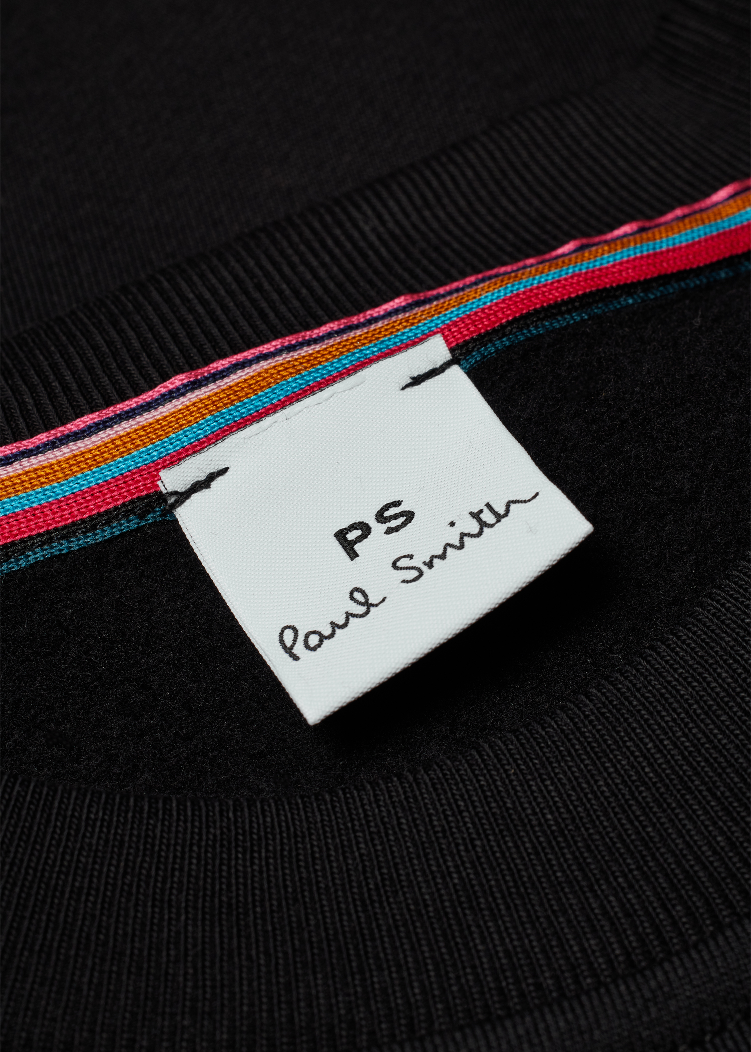 Women's Black 'Swirl' Logo Sweatshirt