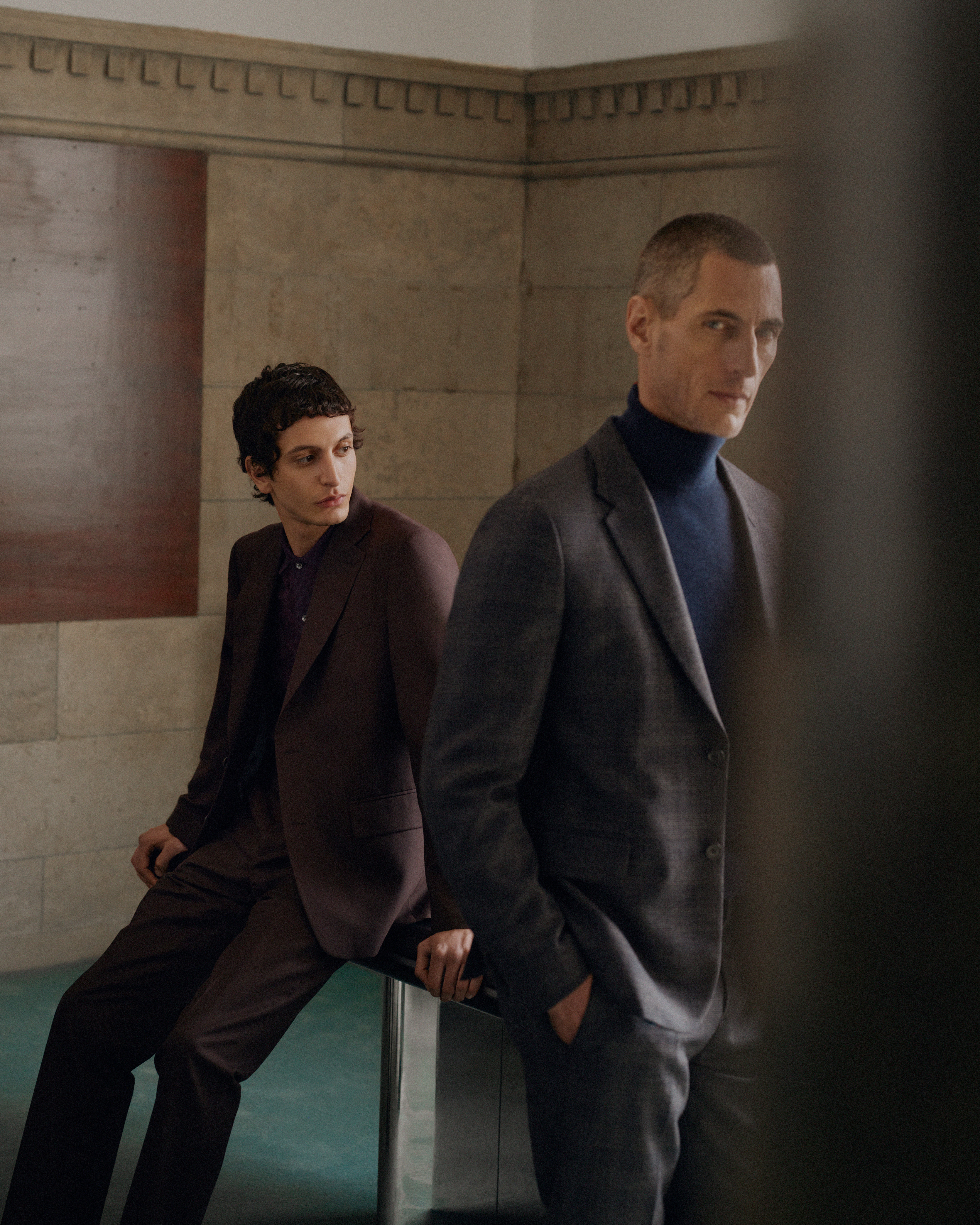 スーツ Paul smith collection MTM SUIT The Soho - Men's Tailored-Fit Navy Wool 'A Suit To Travel In