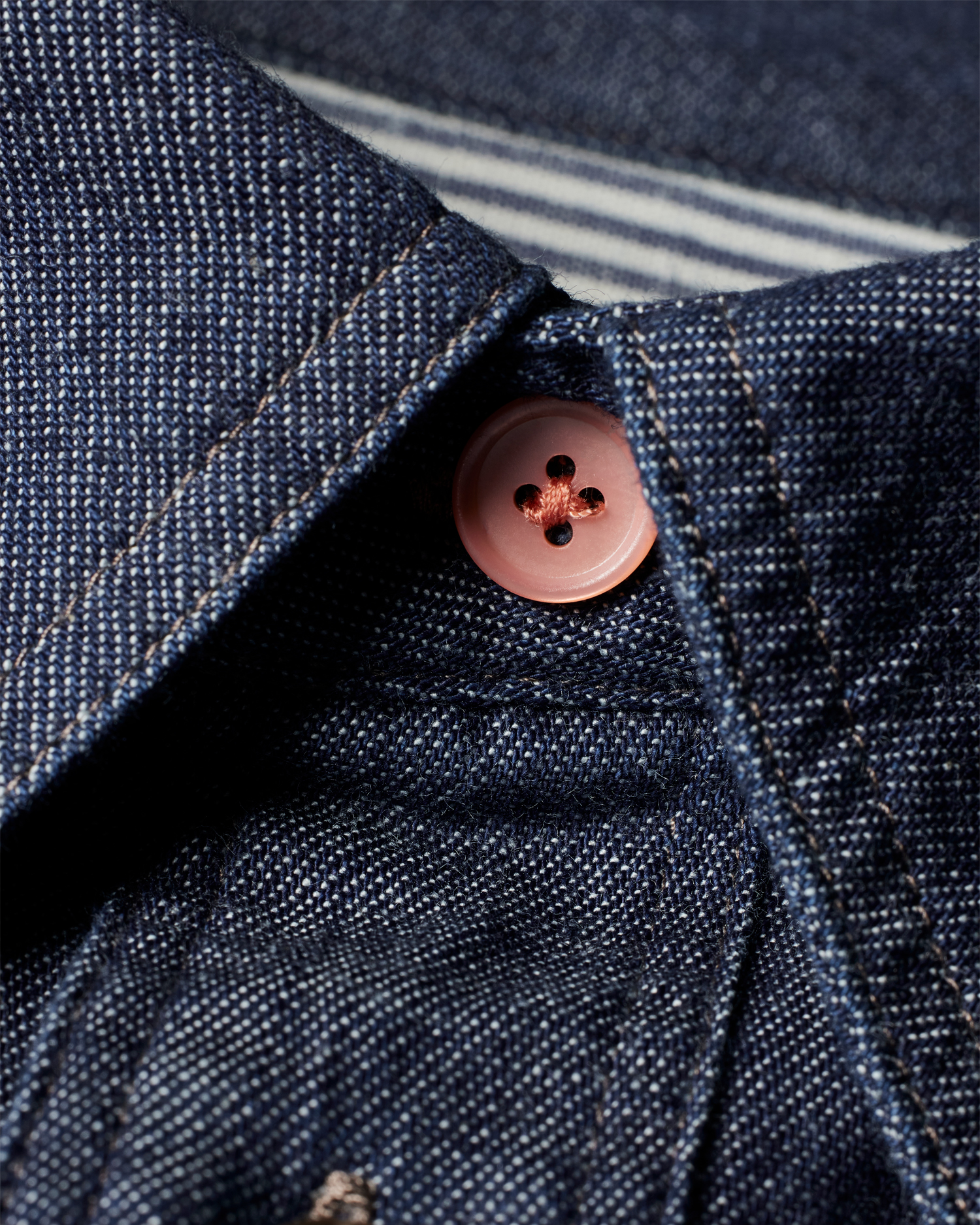 Séfr Palak Denim Shirt - Soft Indigo Blue | Garmentory