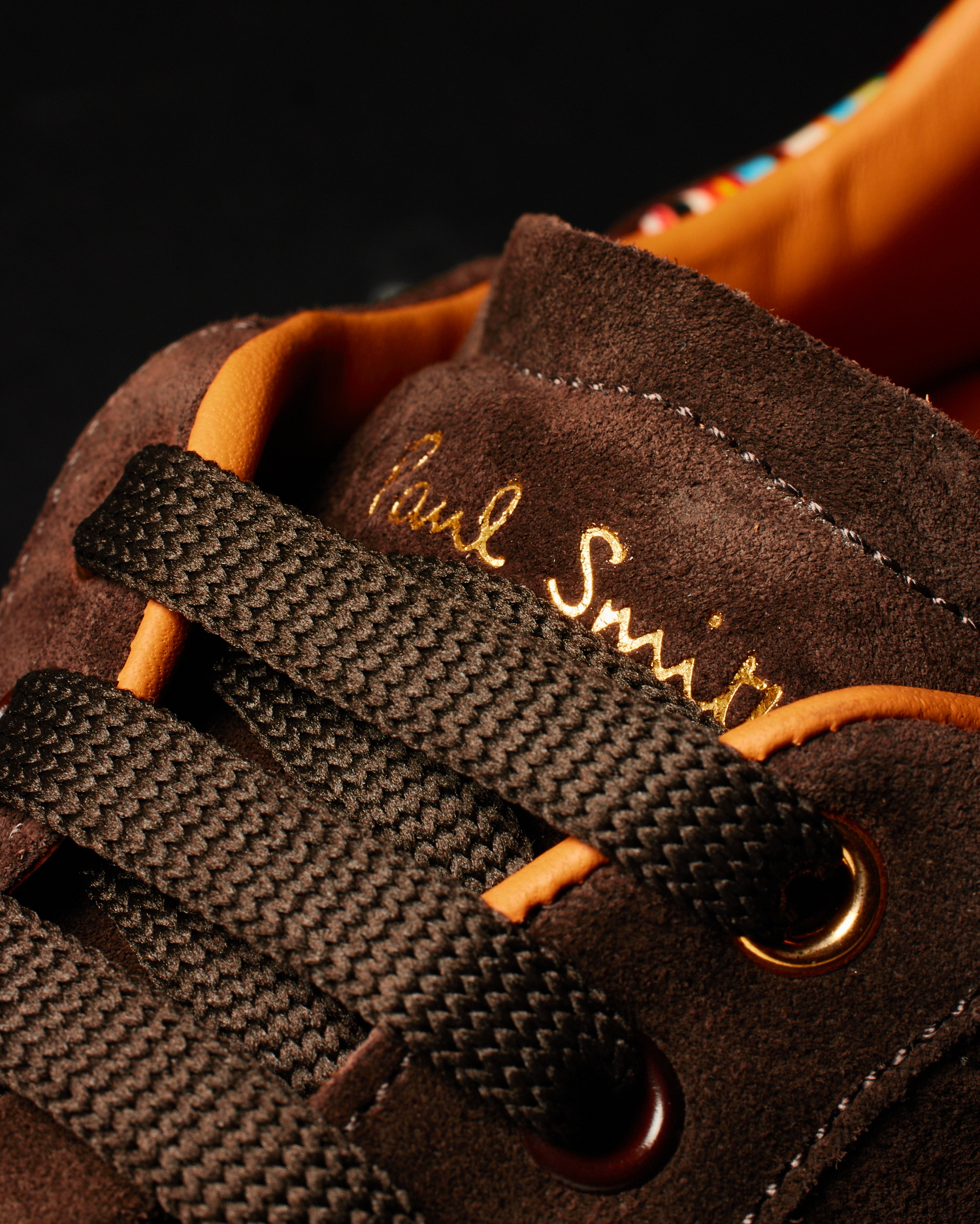 Men's Chocolate Brown Suede 'Beck' Trainers With 'Signature