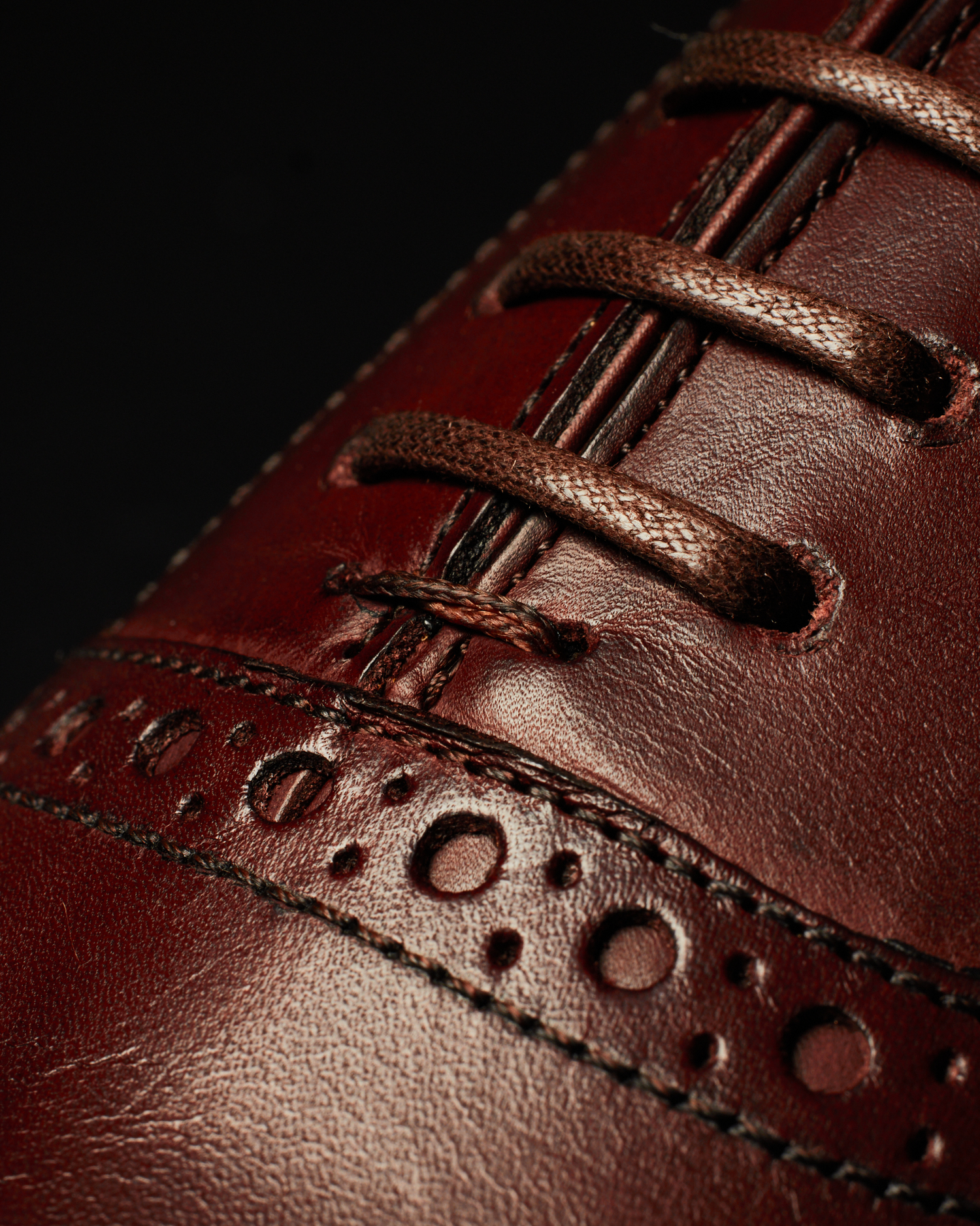 Men's Dark Brown Leather 'Mills' Brogues