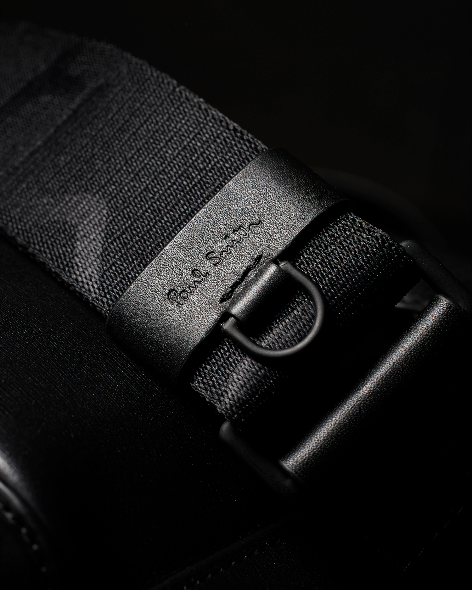 shu_m　　　　　　　　　　　　　　　　　【極厚革】Ｐａｕｌ Ｓｍｉｔｈ Paul Smith Mainline Black Leather Embossed Clutch Bag Mens
