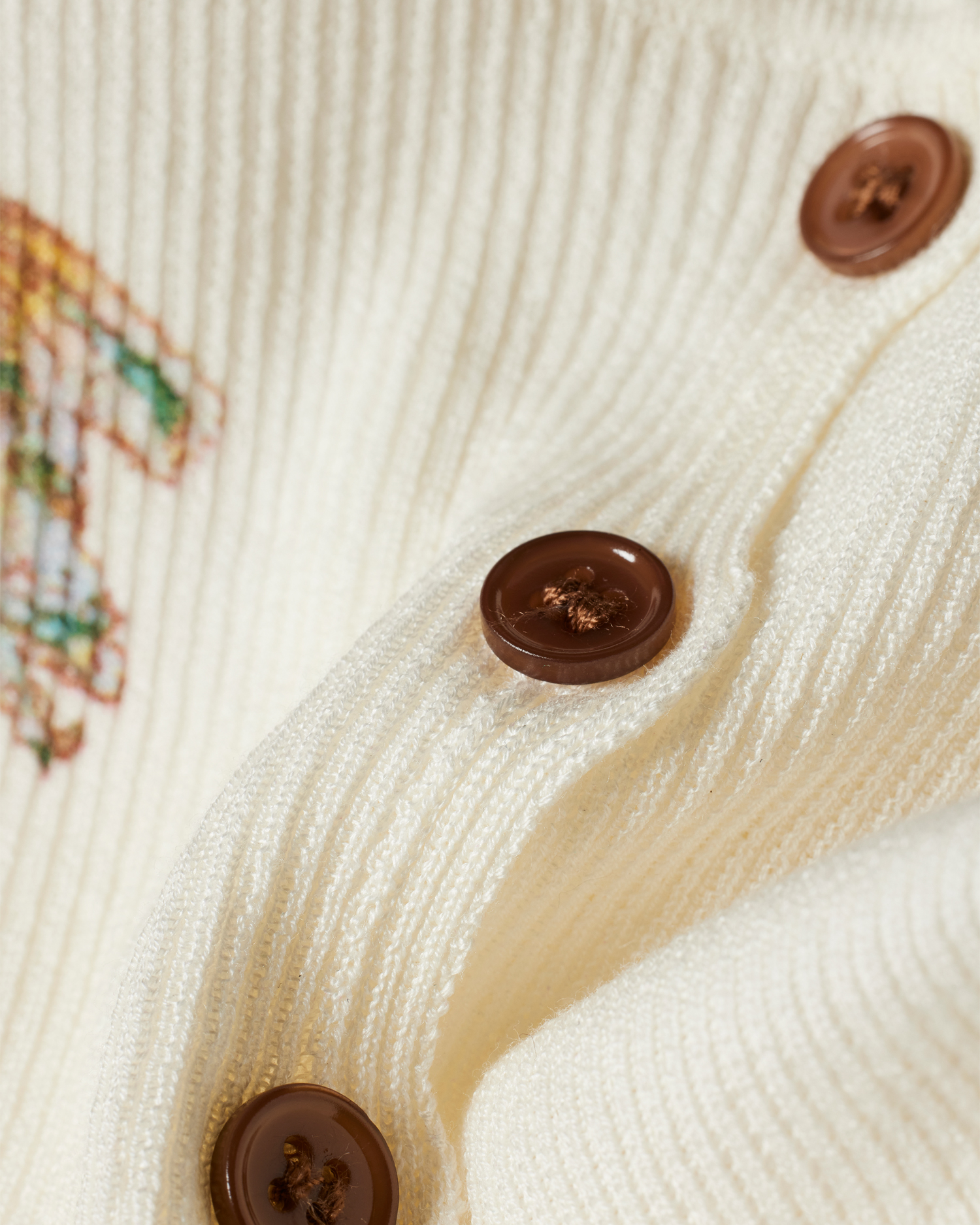 Women's Organic Cotton Floral Cardigan