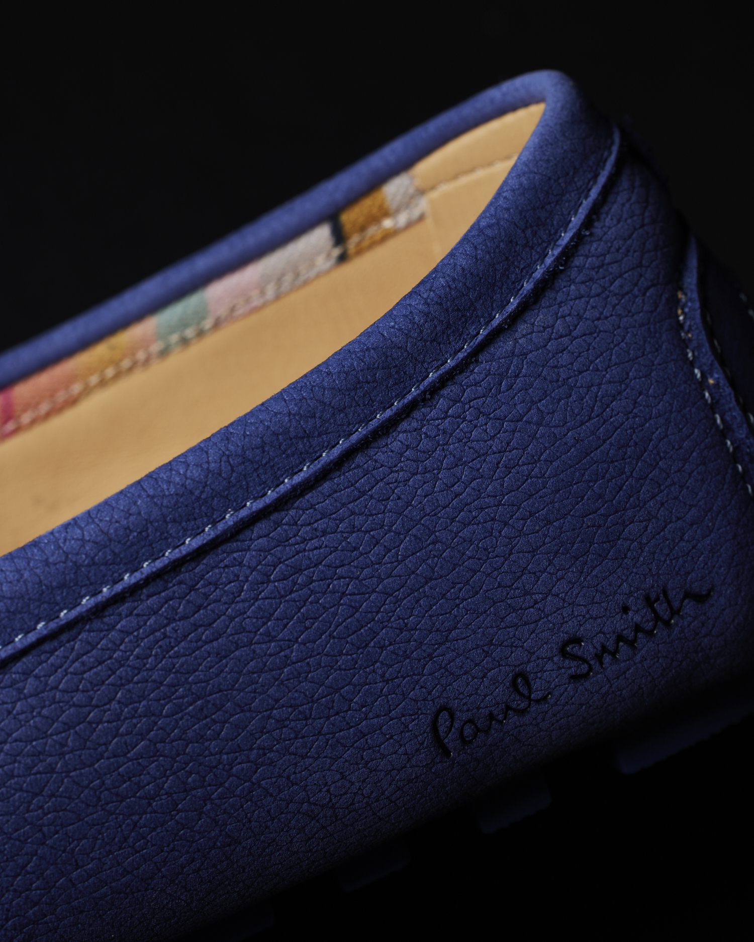フラットシューズ PAUL SMITH Woman Flat shoes Gnawed Blue W1STBS02PNUB 41 Navy blue leather pump ballet flats with high heel