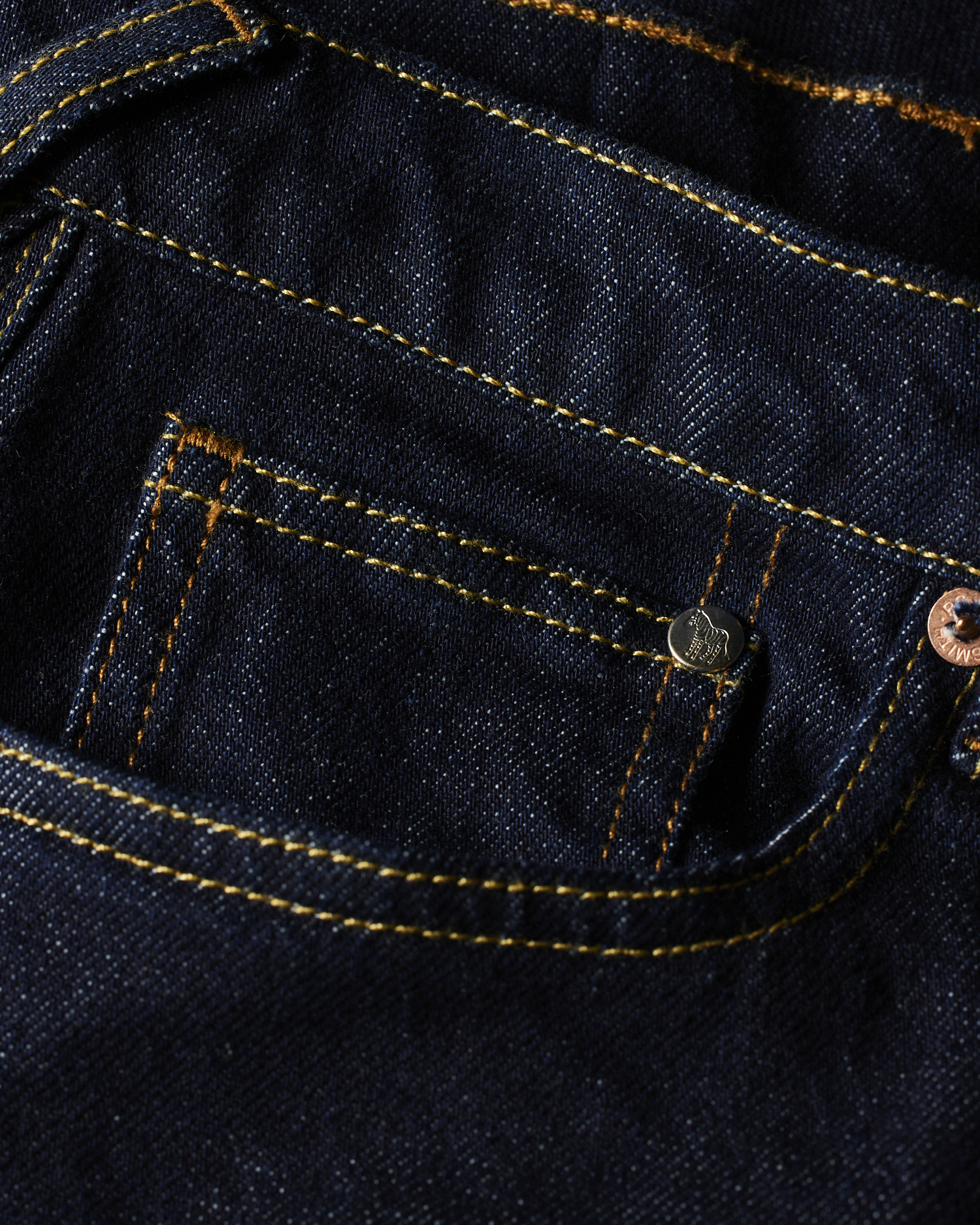 【使い勝手の良い】 Relaxed-Fit Men's Indigo Jeans Stretch' Vintage 'Organic Rinse パンツ