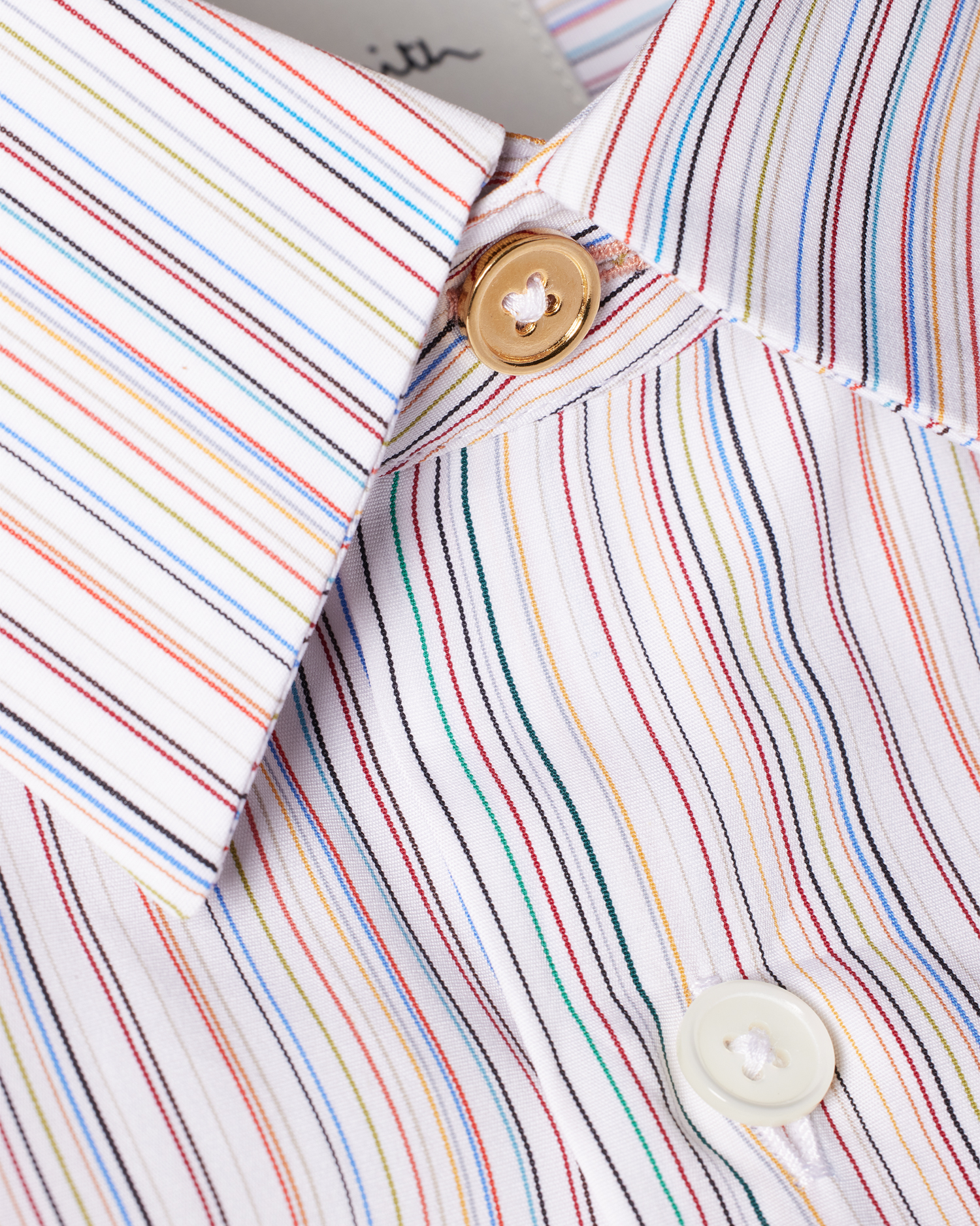 Tシャツ・カットソー Paul Smith MENS S/C SLIM FIT SHIRT (M1R 006L P00811 92) Slim-Fit 'Signature Stripe' Cotton Shirt