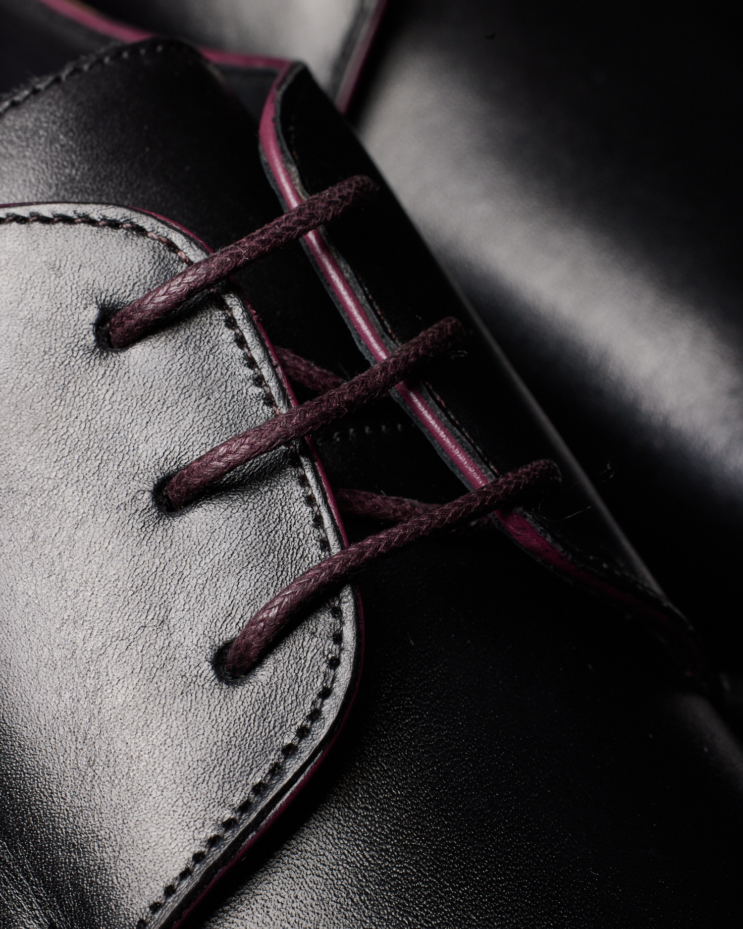 Men's Black Leather 'George' Shoes