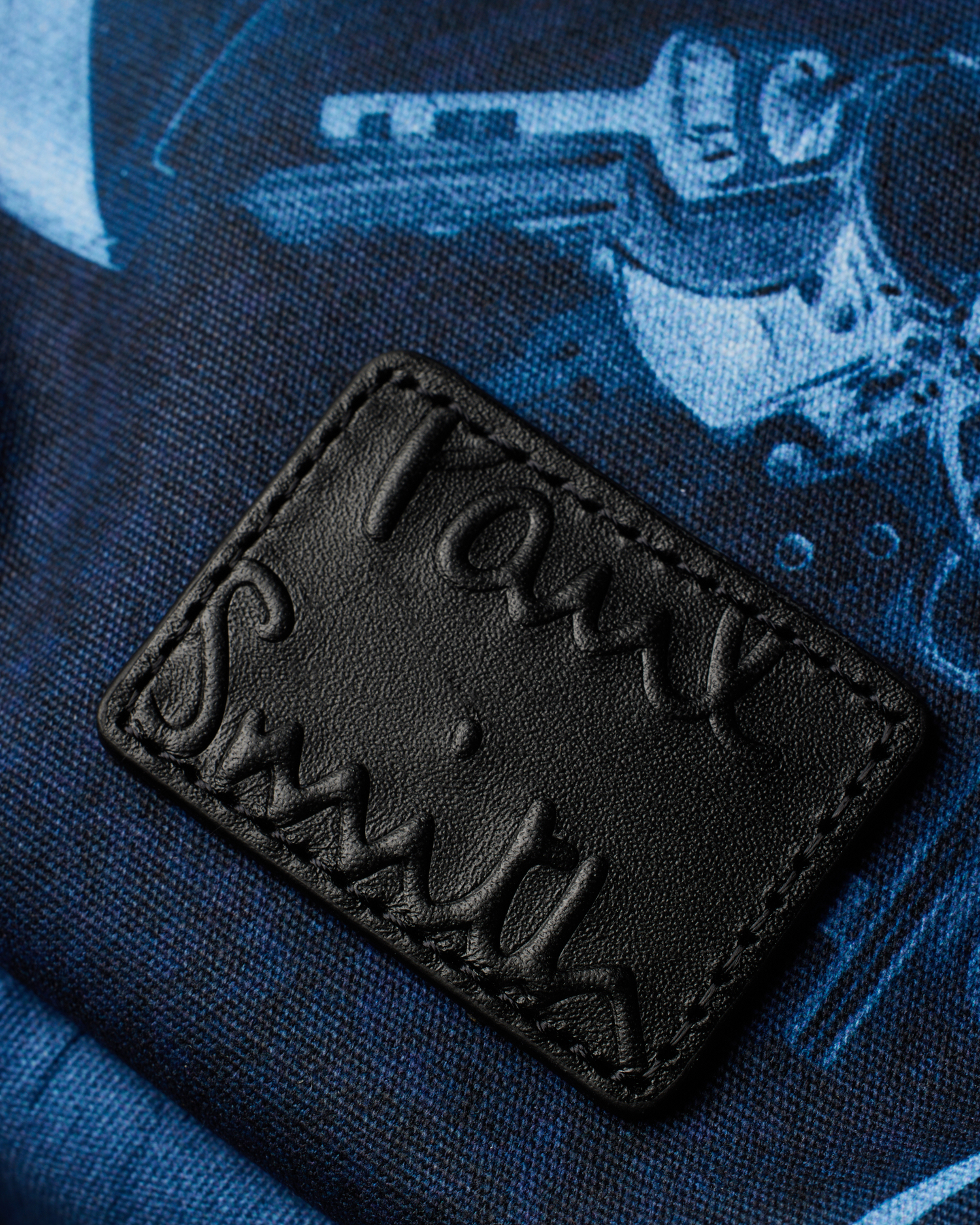Men's Indigo Blue 'X-Ray Print' Flight Bag