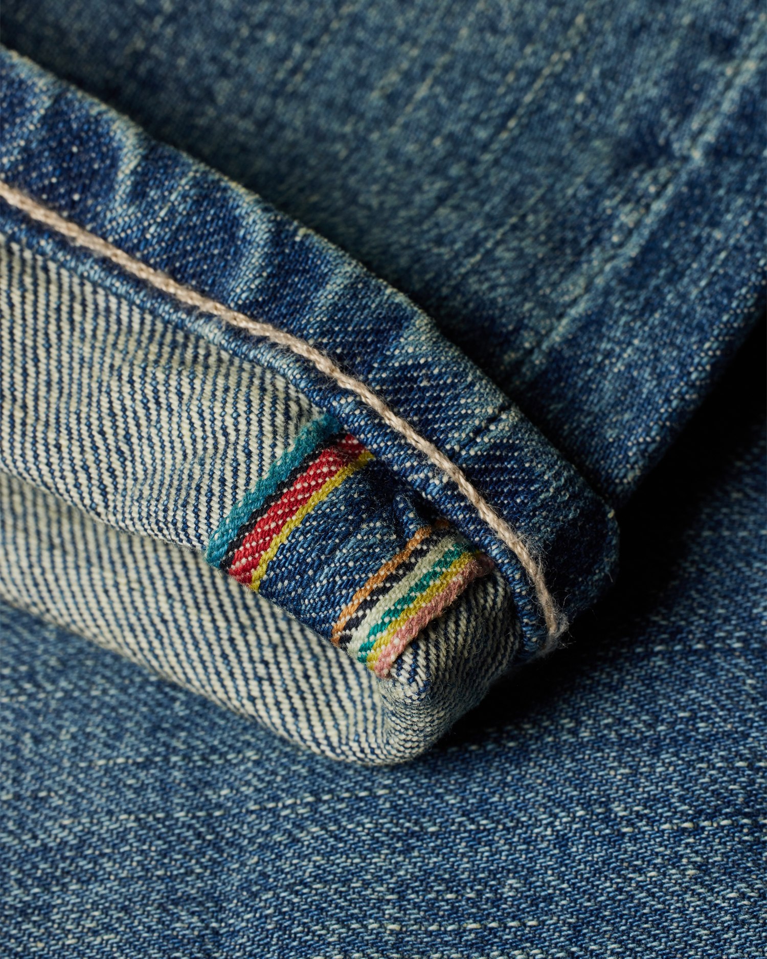 Men's Paul Smith + Lee® Mid Antique-Wash Selvedge 101 Rider Jeans