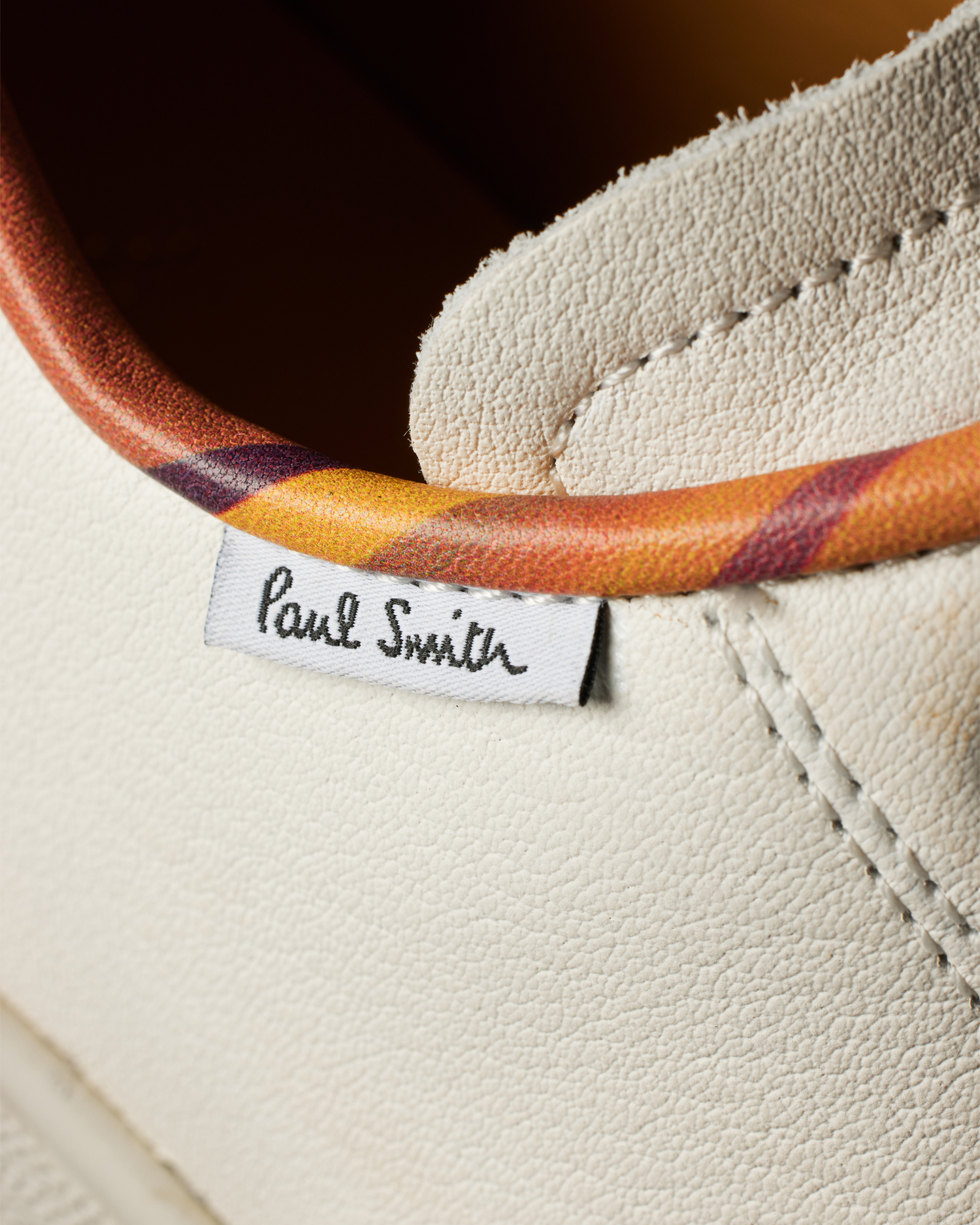 Women's White 'Dusky Swirl' Trim 'Miyata' Trainers