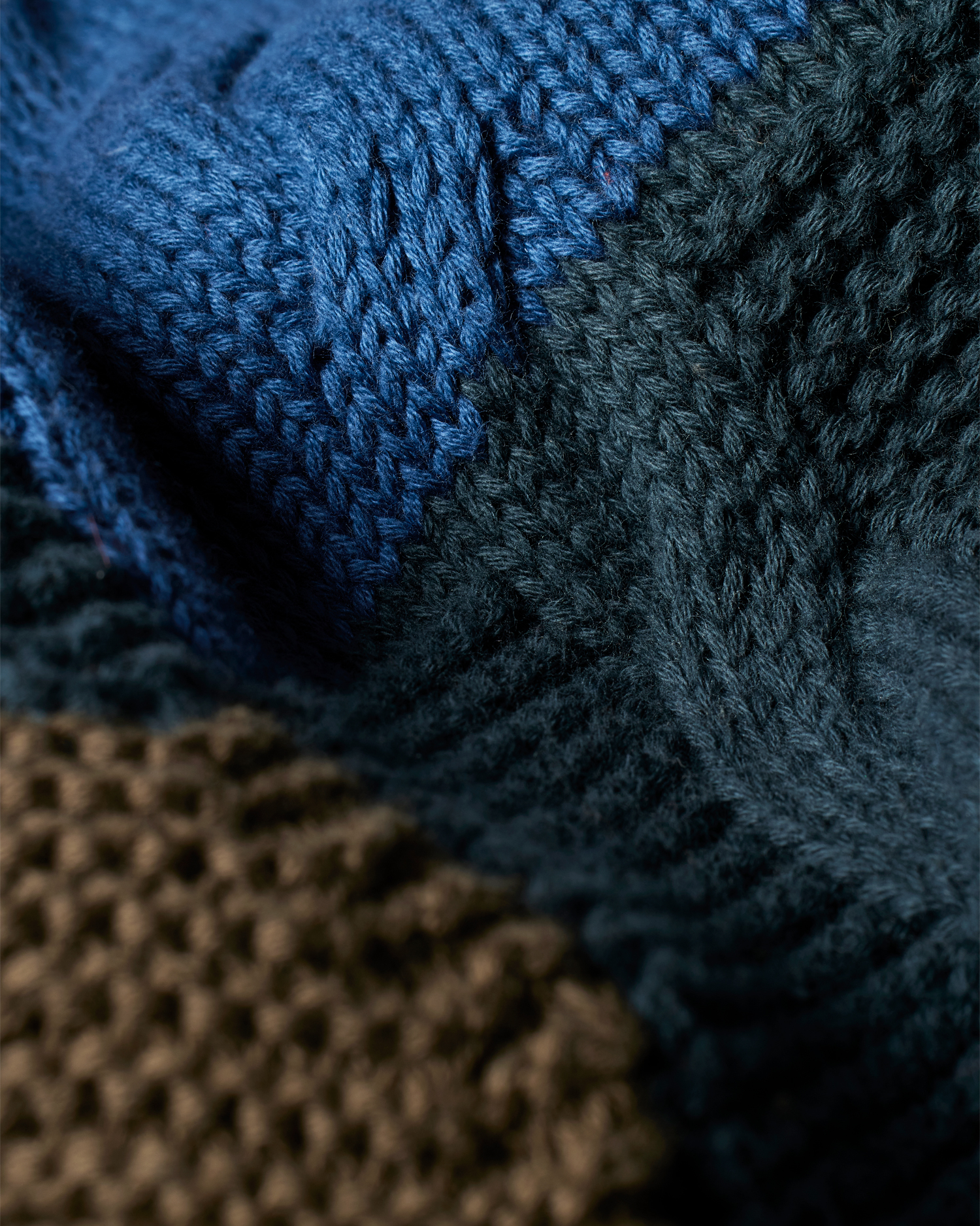 Men's 'Mountains' Intarsia Cotton Sweater