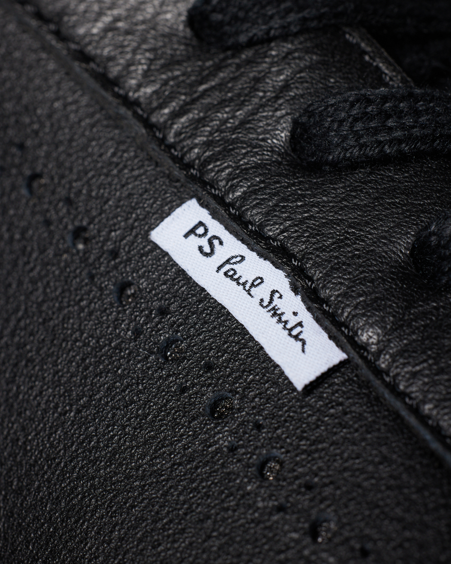 Men's Black Leather 'Hillstar' Trainers