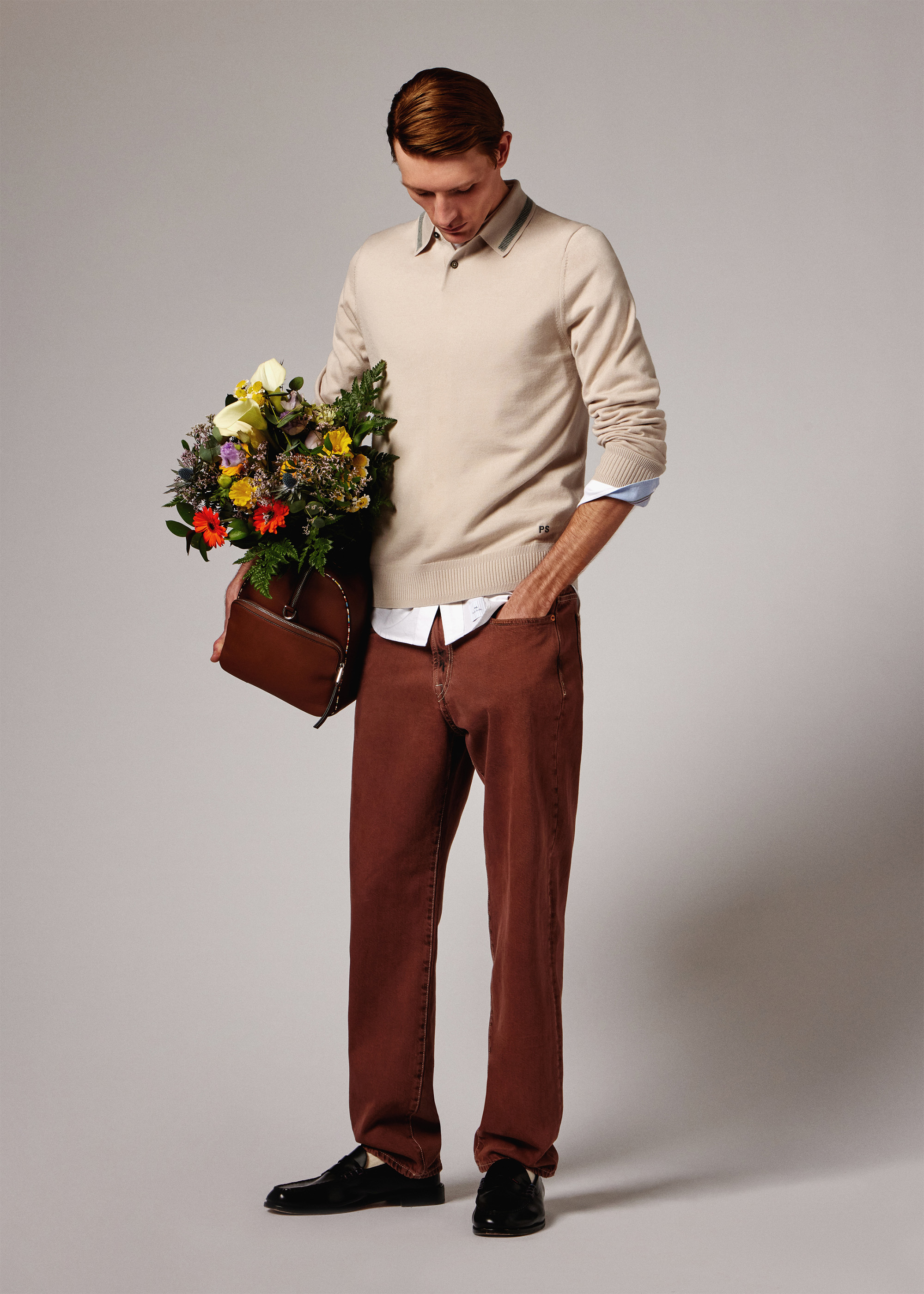 18AW Paul Smith DREAMER＆ARTIST STRIPE GRADIENT ALL OVER PRINT L ポールスミス カエル ドリーマーTシャツ 総柄 アート サイケ Paul Smith