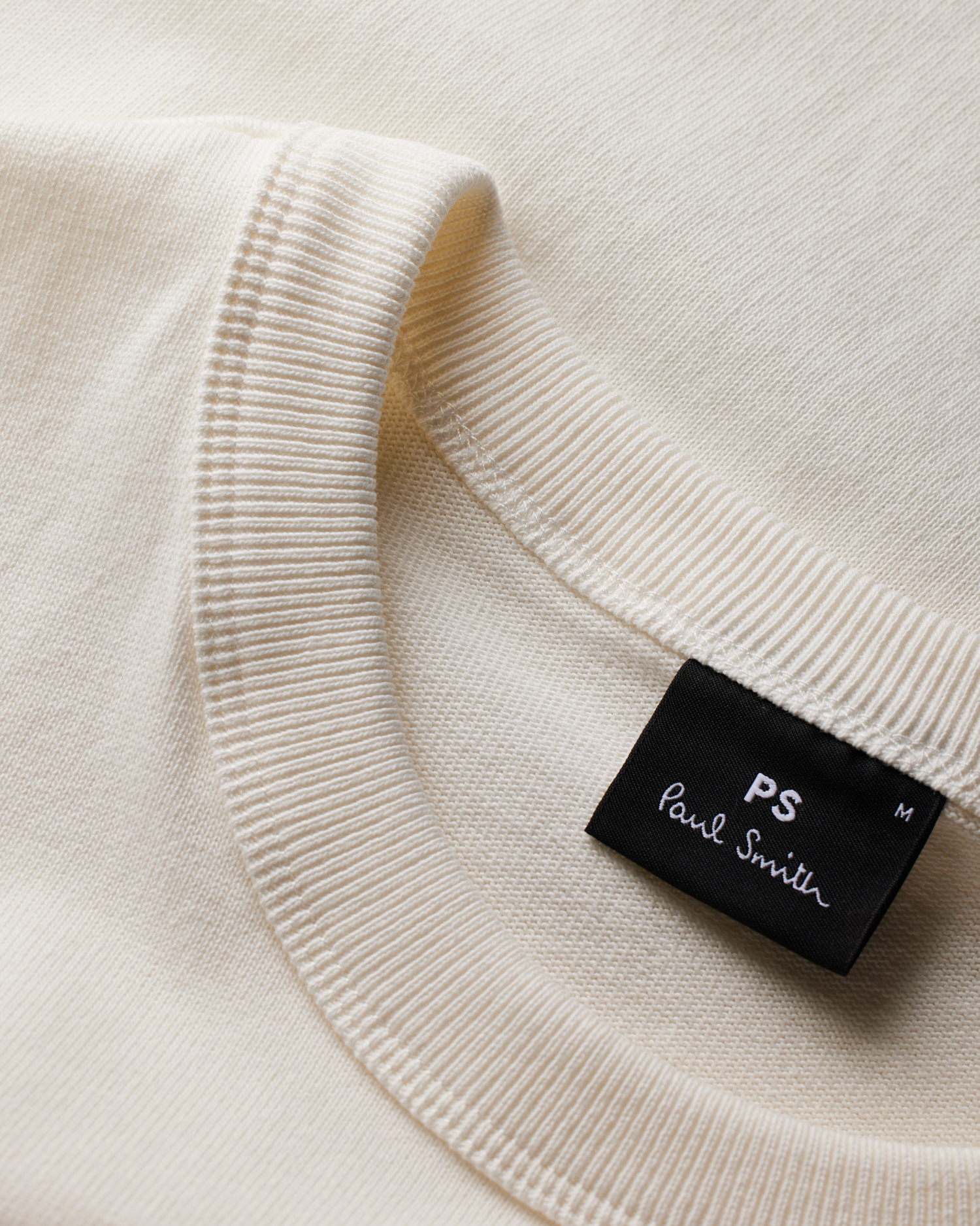 Tシャツ・カットソー Paul Smith FW25 (M2R 204ZE T22387 02) Men's White Cotton Zebra Logo T-Shirt
