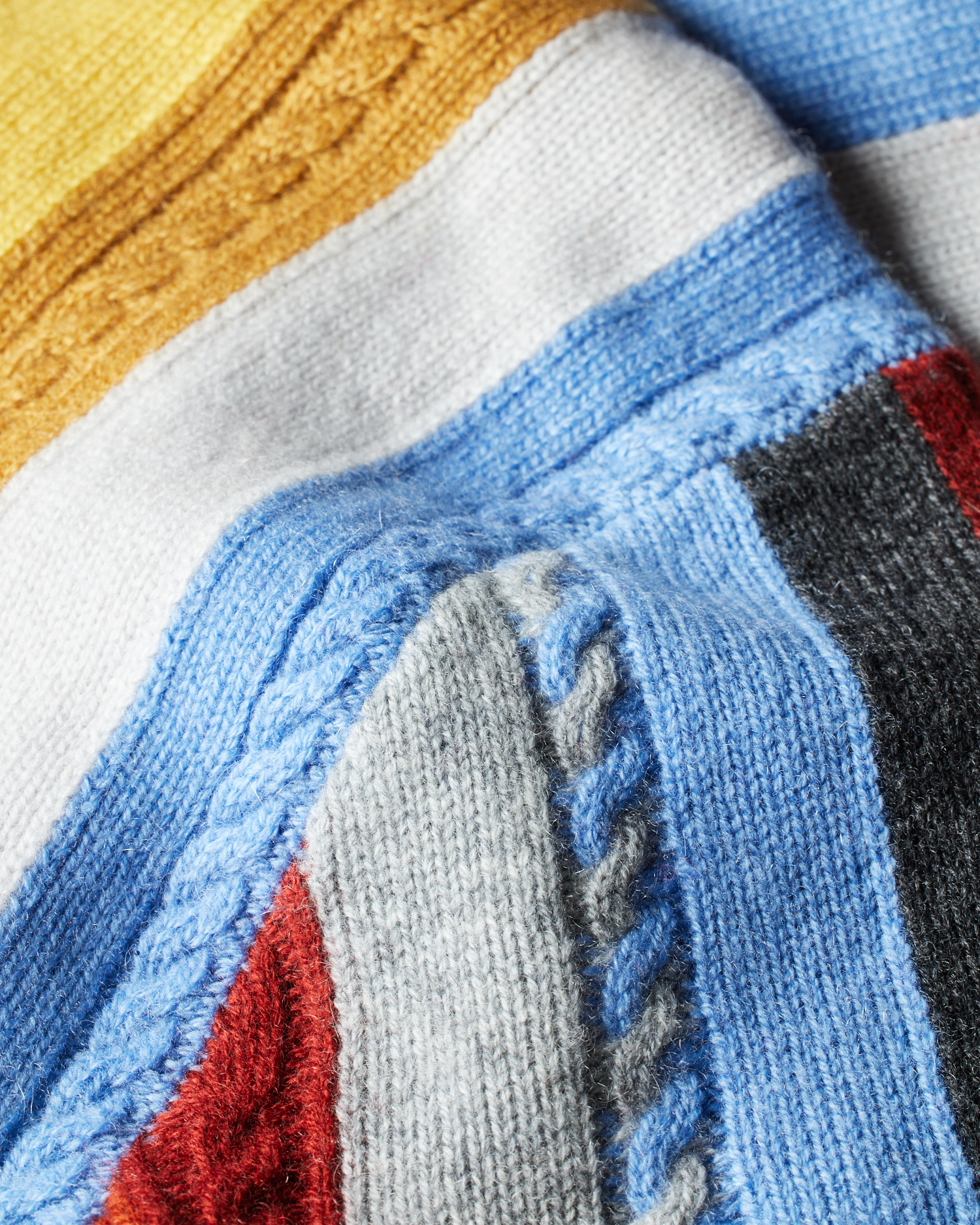 Cashmere-Blend 'Signature Stripe' Sweater